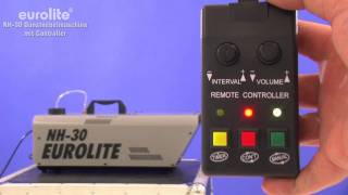 EUROLITE NH30 Dunstnebelmaschine mit Controller [upl. by Nelram347]