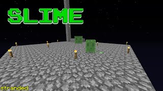 Hypixel Skyblock Stranded  SLIMES  PROGRESSION [upl. by Carlene]