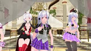 【MMD】5 Hakus Wannabe dance [upl. by Atiken]