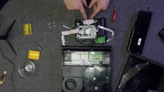 PS4 CUH1200 Disassembly  Coins In Disc Drive [upl. by Bone127]