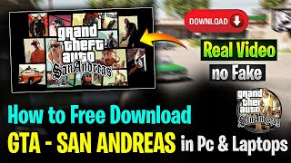 GTA SAN ANDREAS DOWNLOAD PC 2024  HOW TO DOWNLOAD or INSTALL GTA SAN ANDREAS IN PC amp LAPTOP [upl. by Rothberg]