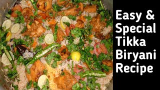 Tikka Biryani Recipe  Special Biryani Recipe  Chicken Biryani Recipe [upl. by Biamonte691]