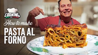 Delicious PASTA AL FORNO Pasta in Oven from scratch [upl. by Golter194]