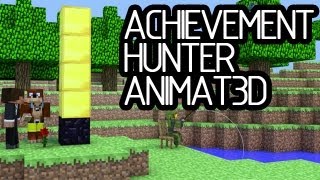 Achievement Hunter Animat3D Short Minecraft Animation [upl. by Eihtur]