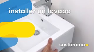 Installer un lavabo Castorama [upl. by Ayotac624]