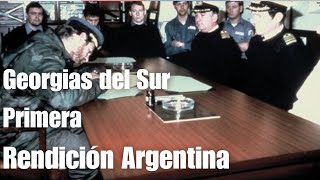 Guerra de Malvinas Georgias del Sur Inicio del conflicto [upl. by Uhayile587]