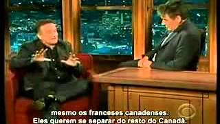 Robin Williams  CanadianFrench Jokes [upl. by Apollus]