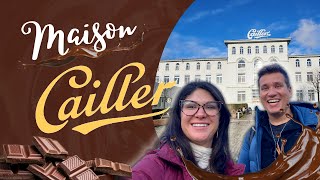 Visita a Maison CAILLER  Fábrica de Chocolates na Suíça [upl. by Yenatirb]