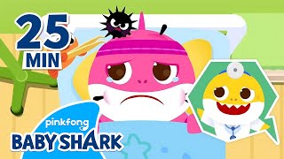 Baby Shark Doctor Mommy is Sick  Compilation  Hospital Play Song amp Story  Baby Shark Official [upl. by Ettenim]