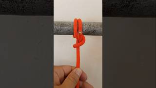 CLOVE HITCH W HALF HITCH LOCK howtotie shortvideo shorts knottying hitchknot [upl. by Hey546]