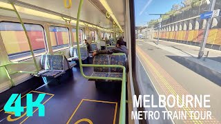 Metro Train Trip From Caulfield to Frankston  Frankston Line  Melbourne 4K [upl. by Ayres784]