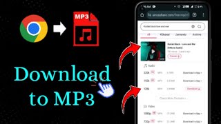 How to Download MP3 Songs for Free Using Chrome  Save Directly to Your Gallery [upl. by Jahdai]