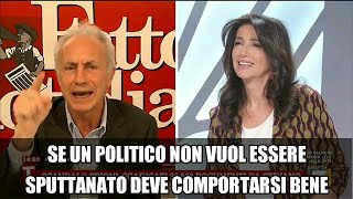 Scandalo spioni Marco Travaglio ai politici Gliela faccio io chiarezza [upl. by Alica728]