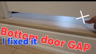 How to fix the bottom door gap [upl. by Grizelda]