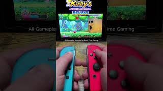 Kirby and The Forgotten Land Gameplay  Kirby Mouthful and Spits in Downtown Grassland [upl. by God]