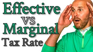 Effective Tax Rate vs Marginal Tax Rate  Effective Tax Rate  Effective Tax Rate Calculation [upl. by Rangel]