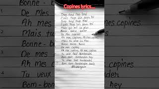 copines song lyrics by part 2 copines lyrics lyricvideo viralshorts [upl. by Ylatfen]