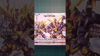 SD Unicorn Gundam 02 Banshee ASMR  Snap Build gunpla gundam banshee [upl. by Rosco613]