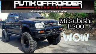 Mitsubishi L200 Drop kit with size 35 tires  Monster truck  Pao and Jo Channel [upl. by Pope]