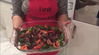 Happiness Kitchen  Spinach Salad [upl. by Yenduhc]