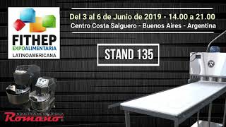 Visita el stand 135 de Industria Romano en FITHEP Latam 2019 [upl. by Sarge537]