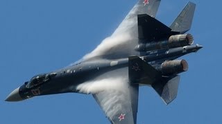 Paris Air Show 2013  Su35 vertical takeoff  Air Show HD [upl. by Teodor]