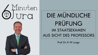 Die mündliche Prüfung aus Sicht des Professors [upl. by Nylzaj]