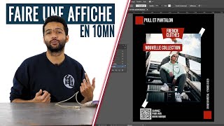 FAIRE UNE AFFICHE  EN 10MN  💥 Photoshop Illustrator Indesign [upl. by Symons450]