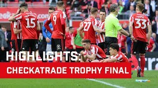 Highlights Checkatrade Trophy Final [upl. by Shaw]