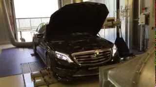 BRABUS 900 ROCKET engine in action open bonnet overboost [upl. by Anitsrihc]