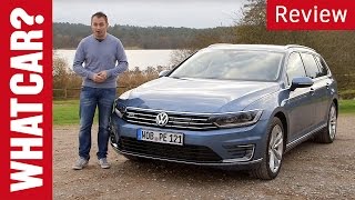 VW Passat Estate GTE review  What Car [upl. by Brody]