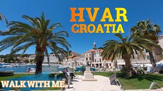 EXPLORE MORE  Hvar Croatia  Authentic Walking Tour [upl. by Aramen]