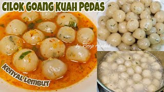 Cilok Goang Kuah Pedas‼️Ide Jualan Semua Musim  Resep Cilok Yang Kenyal dan Lembut [upl. by Eerak]