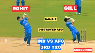 ROHIT GILL PURE HITTING 😱 3RD T20  IND VS AFG  REAL CRICKET 24 [upl. by Adnima]