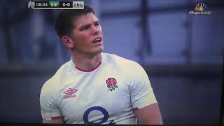 Owen Farrell great kicking technique vs Ireland [upl. by Ludewig]