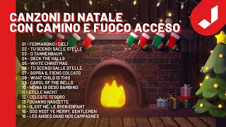 CANZONI DI NATALE con CAMINO e fuoco acceso Musica per il relax [upl. by Atidnan]