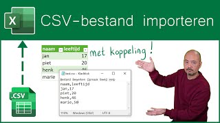 CSVbestand importeren [upl. by Etakyram448]