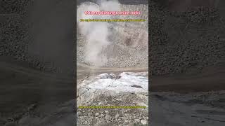 Carbon dioxide gas blasting for rock mining co2blasting co2rockblasting blastingmining [upl. by Nolaf]