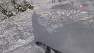 GoPro run Audrey Hebert  Fieberbrunn FWT17  Swatch Freeride World Tour 2017 [upl. by Gewirtz]