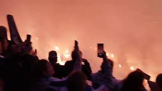 Hertha vs MagdeburgPyro Ostkurve [upl. by Lyudmila]