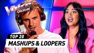 Sensational MASHUPS amp LOOPING Artists on The Voice [upl. by Matronna]