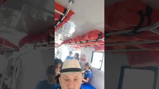 Taking ferry Caye Caulker travel shorts cayecaulker belize travelvlog [upl. by Nadroj]