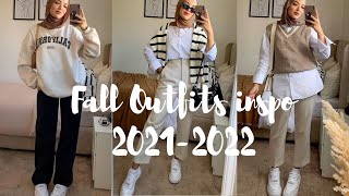 Hijab Fall Outfits 2022 🍁 [upl. by Eisenhart]