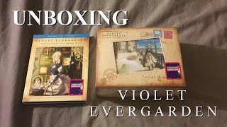 Violet Evergarden Limited Edition BluRayDVD Boxset Unboxing [upl. by Corsetti366]