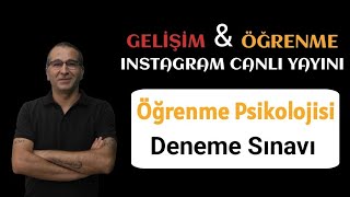 Öğrenme Psikolojisi Deneme Sınavı Çözümü  27 Şubat 2024 [upl. by Tarsuss512]