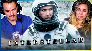 INTERSTELLAR Made Us Emotional  First Time Watch  Movie Reaction  Matthew McConaughey [upl. by Luamaj]