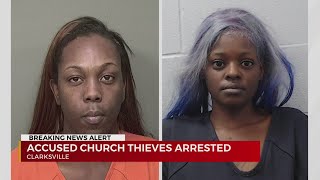 Accused church thieves arrested [upl. by Ahsein]