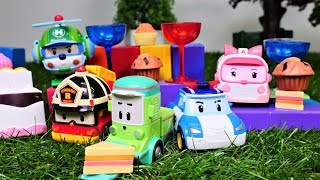 Tolle Spielzeugautos  Robocar Poli Toys  Eine Überraschung für Cleany [upl. by Isaiah298]