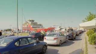 Thassos Ferry Greece 2012  01 [upl. by Gabriellia]