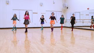 I Showed You The Door  Line Dance Dance amp Teach [upl. by Yuk]